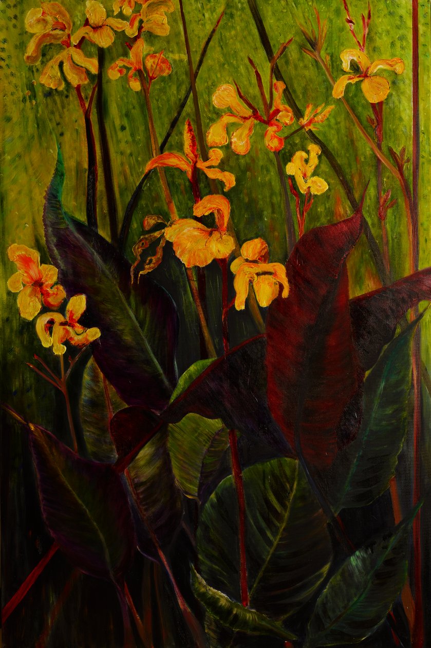 Canna Lily, 2017 (olaj, vászon) alkotó: jocasta shakespeare