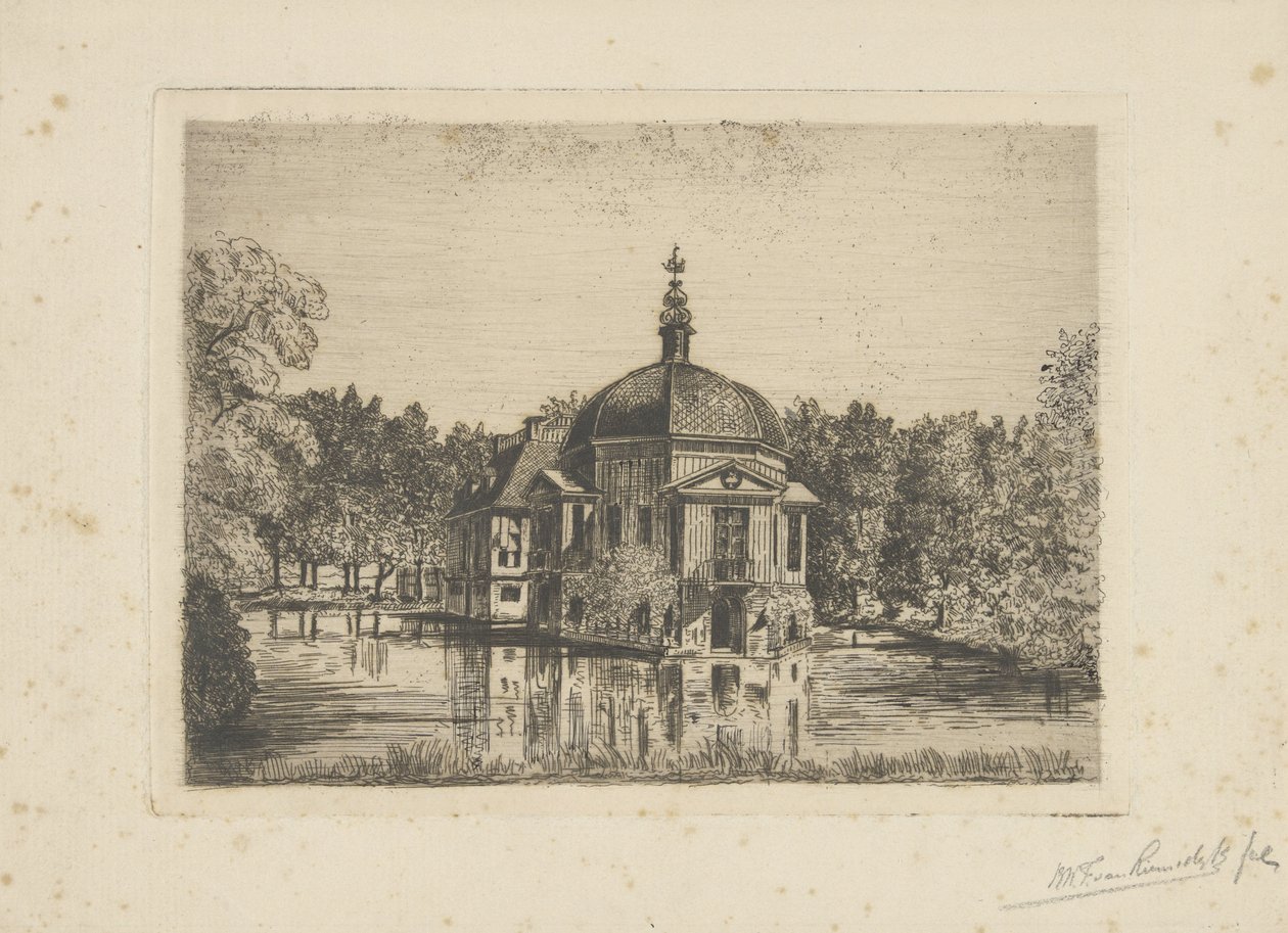 Kilátás Trompenburgh-ra alkotó: jonkheer Barthold Willem Floris van Riemsdijk