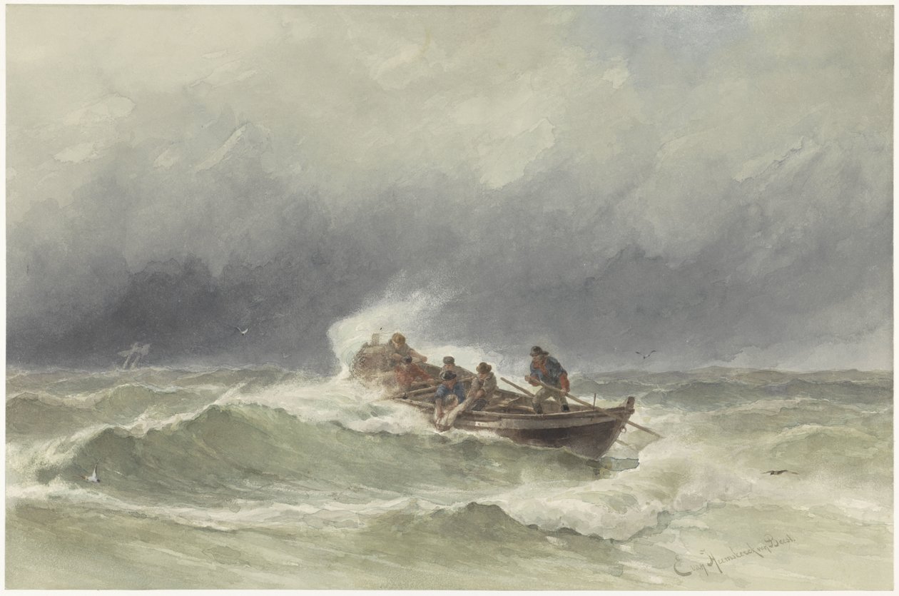 Mentés a tengeren alkotó: jonkheer Jacob Eduard van Heemskerck