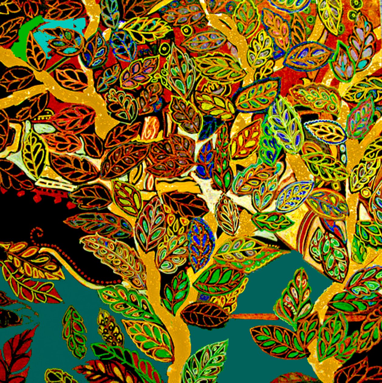 Toronto Tree, 2017 (vegyes technika) alkotó: linda arthurs