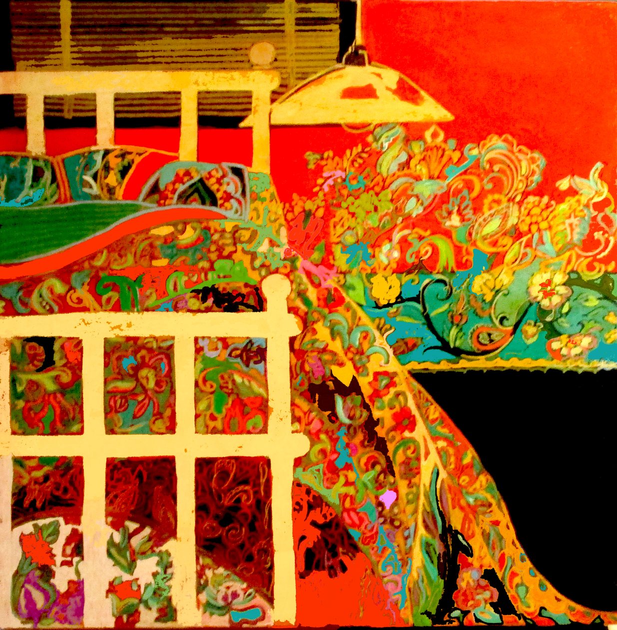 Winter Bedroom, 2017 (vegyes technika) alkotó: linda arthurs