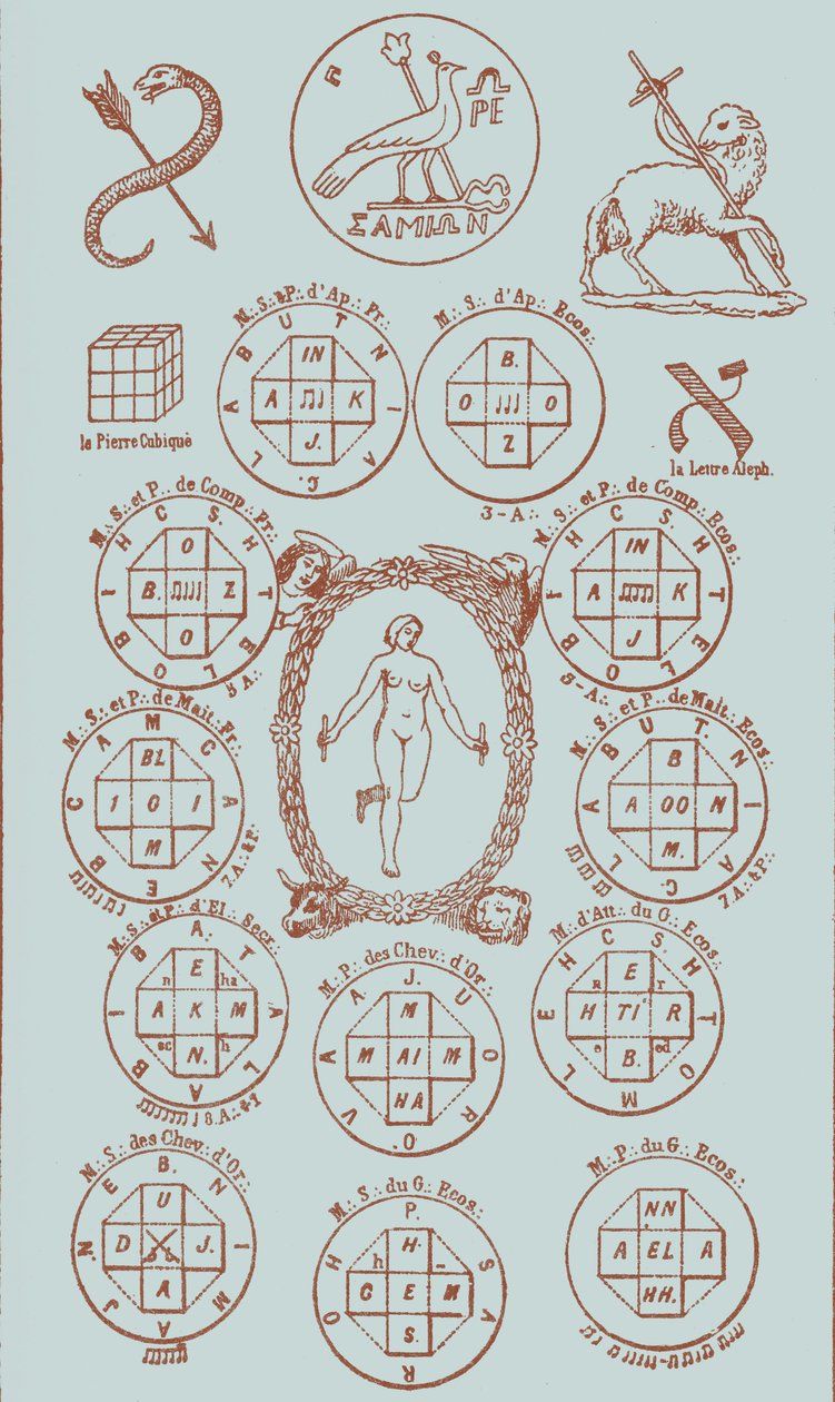 A tarot huszonegyedik kulcsa alkotó: Éliphas after Lévi