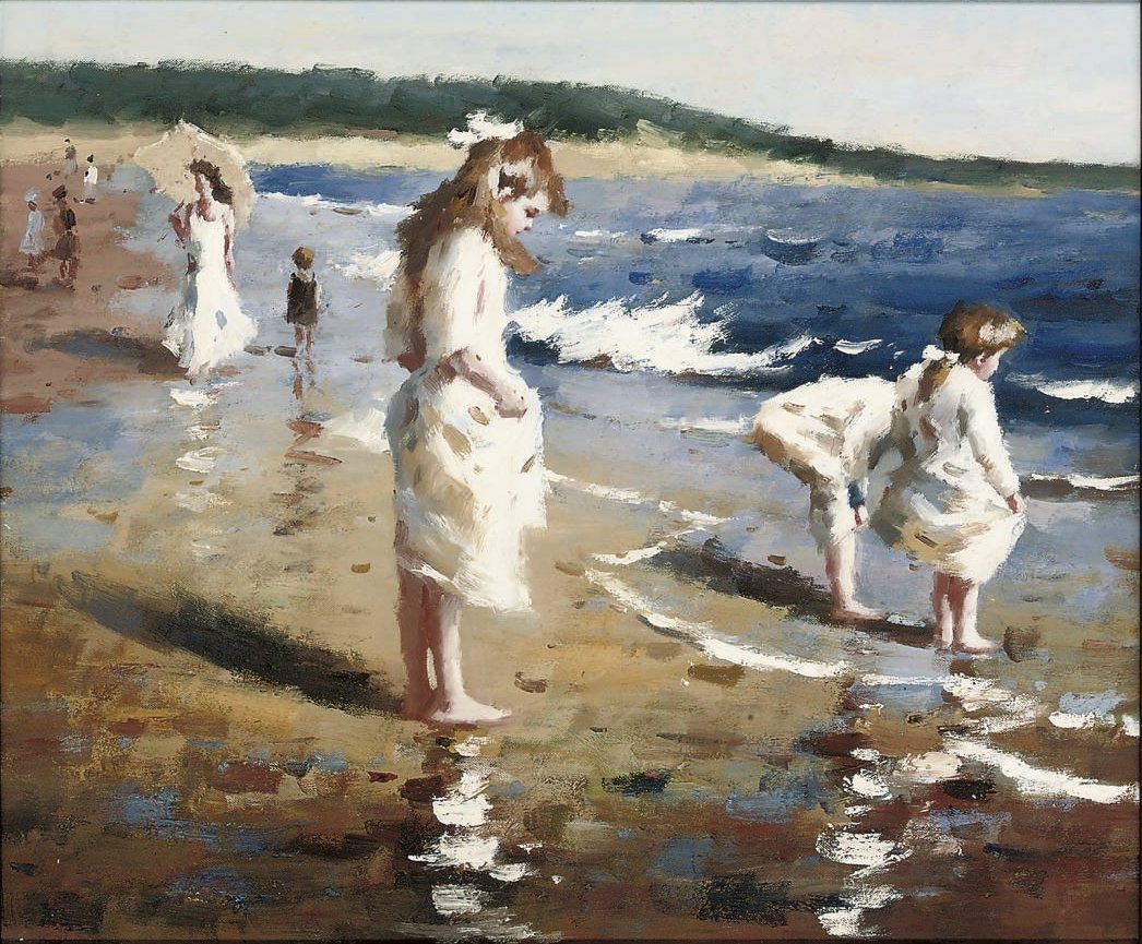 Nyári nap a tengerpartonEspanol: Nyári nap a tengerparton alkotó: Joaquín Sorolla