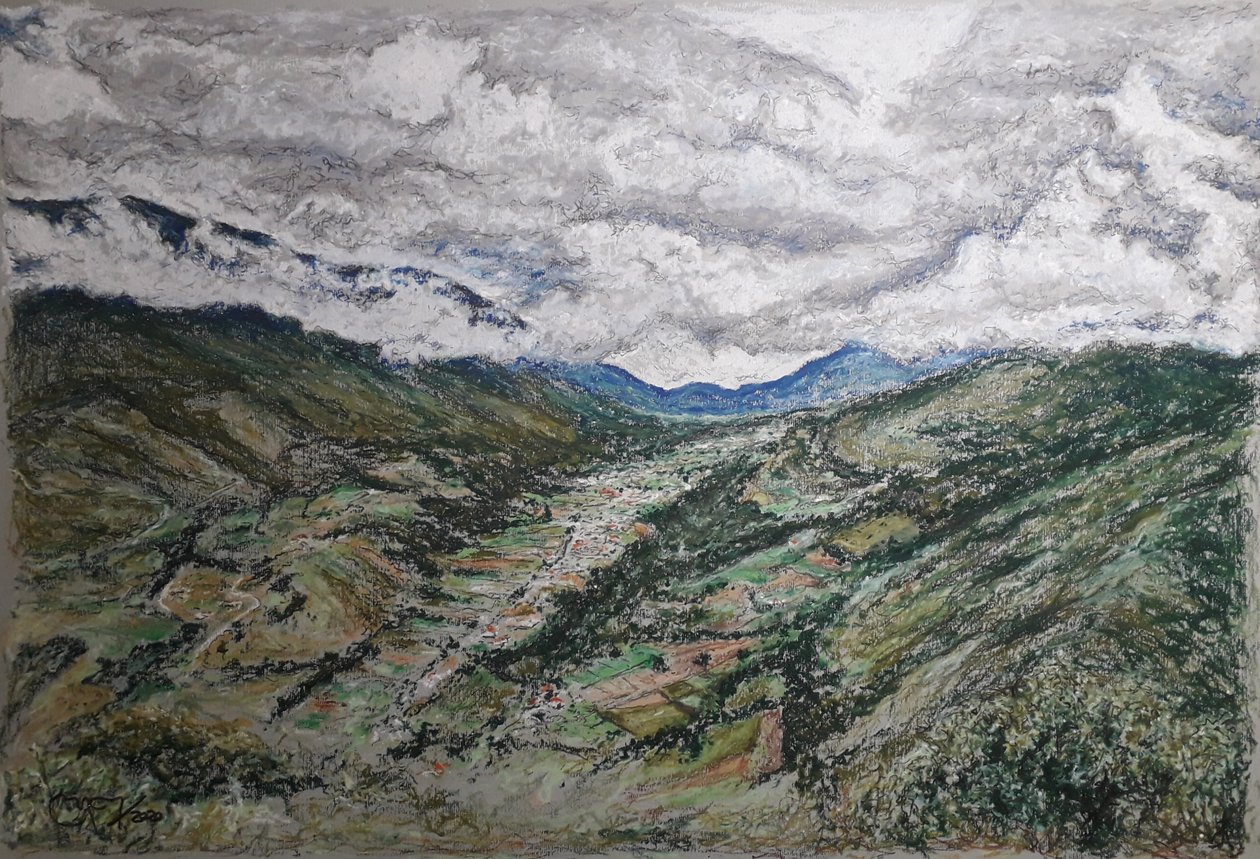 A VENEZUELAI ANDOK - VENEGARA EDO FALU. TACHIRA alkotó: miguelmendez_art.ve
