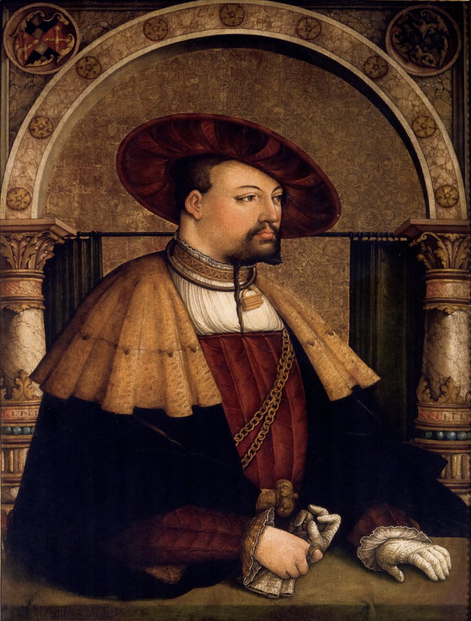 Eitelfriedrich arcképe III. von Zollern, 1561 alkotó: Josef Weis
