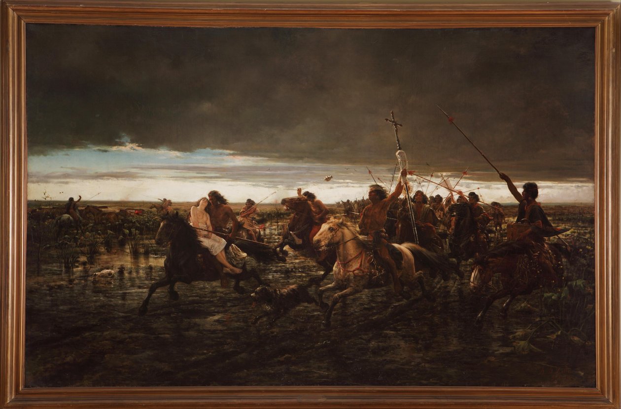 A malón visszatérése alkotó: Ángel DELLA Valle