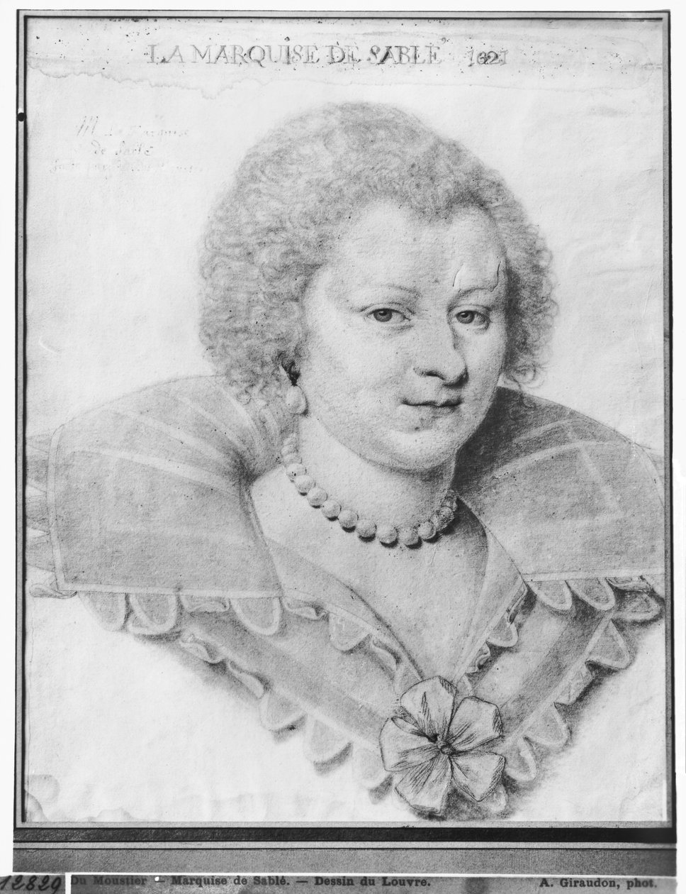 Magdeleine de Souvre (1599-1678) Marquise de Sable portréja, 1621 alkotó: Daniel Dumonstier or Dumoustier