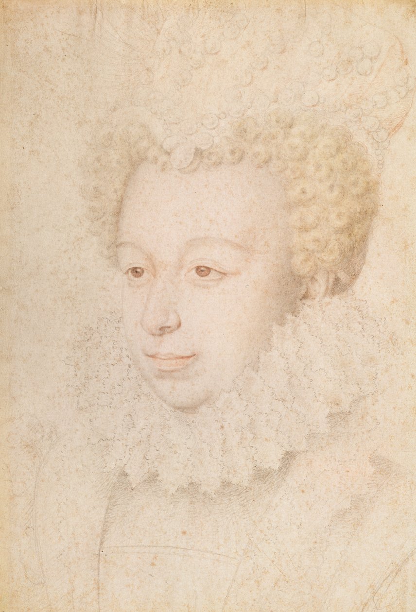 Egy nő portréja alkotó: Daniel Dumonstier or Dumoustier