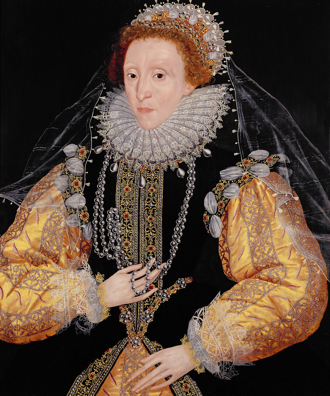 I. Erzsébet királynő portréja, 1586 körül alkotó: Federico Zuccari or Zuccaro