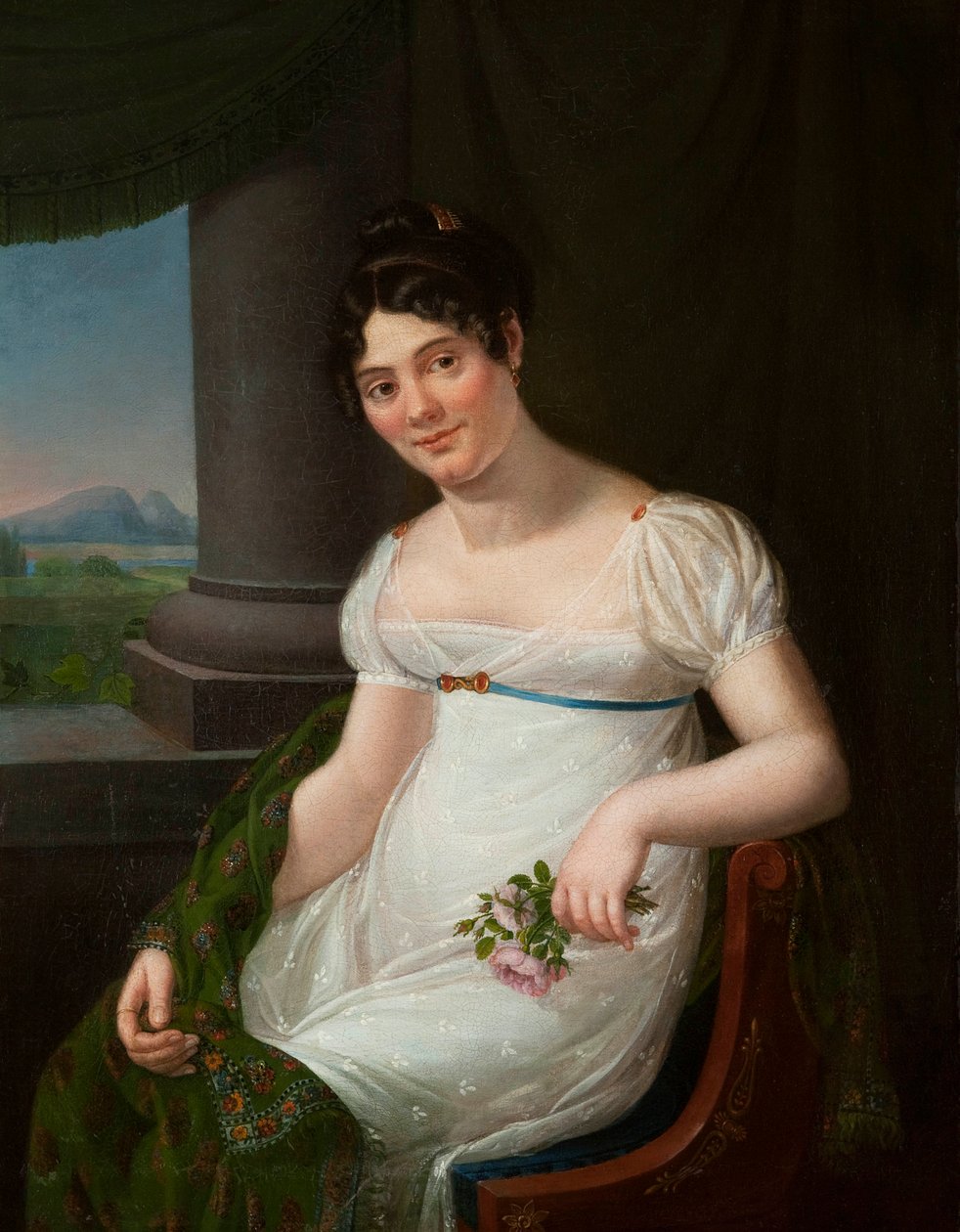 La Duchesnois félhosszú portréja alkotó: or Berger, Jenny Desoras