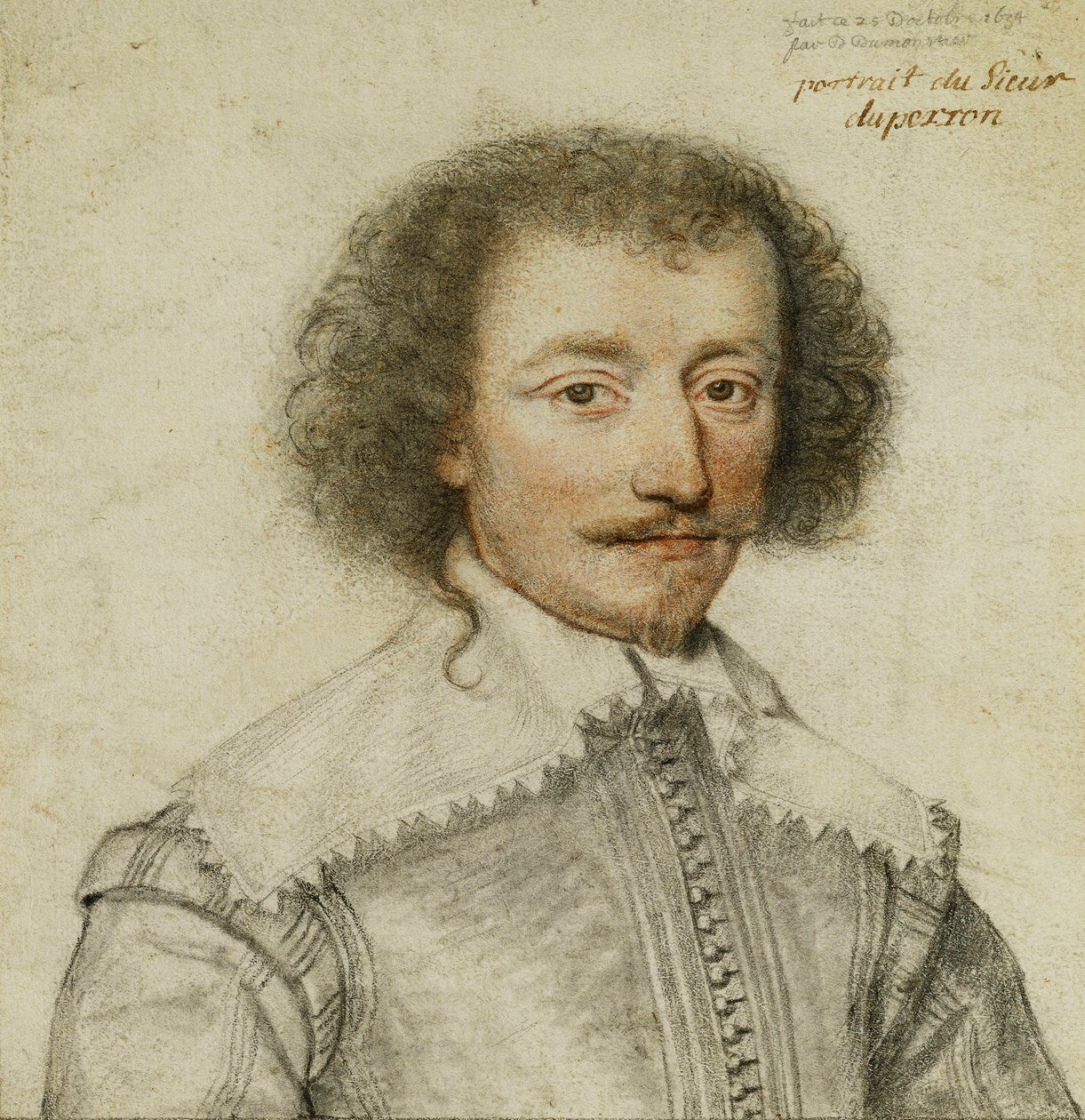 Pierre Le Hayer Duperron portréja, 1634 alkotó: or Dumoustier Dumonstier
