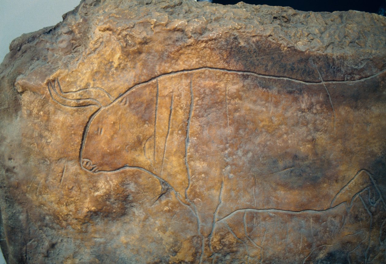 Bikát ábrázoló graffito. Ókori görög civilizáció, Magna Graecia alkotó: Theodore Charles Ange Coquelin