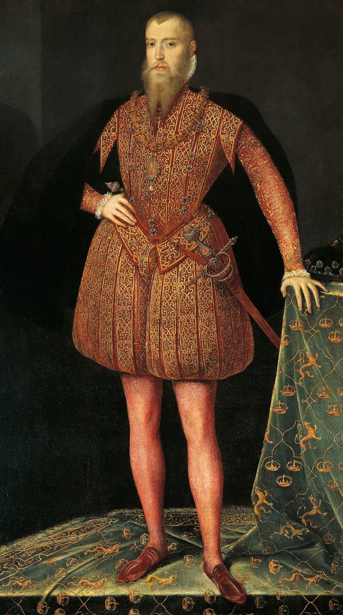 XIV. Erik svéd portréja (Stockholm alkotó: or Muelen Steven van der Meulen