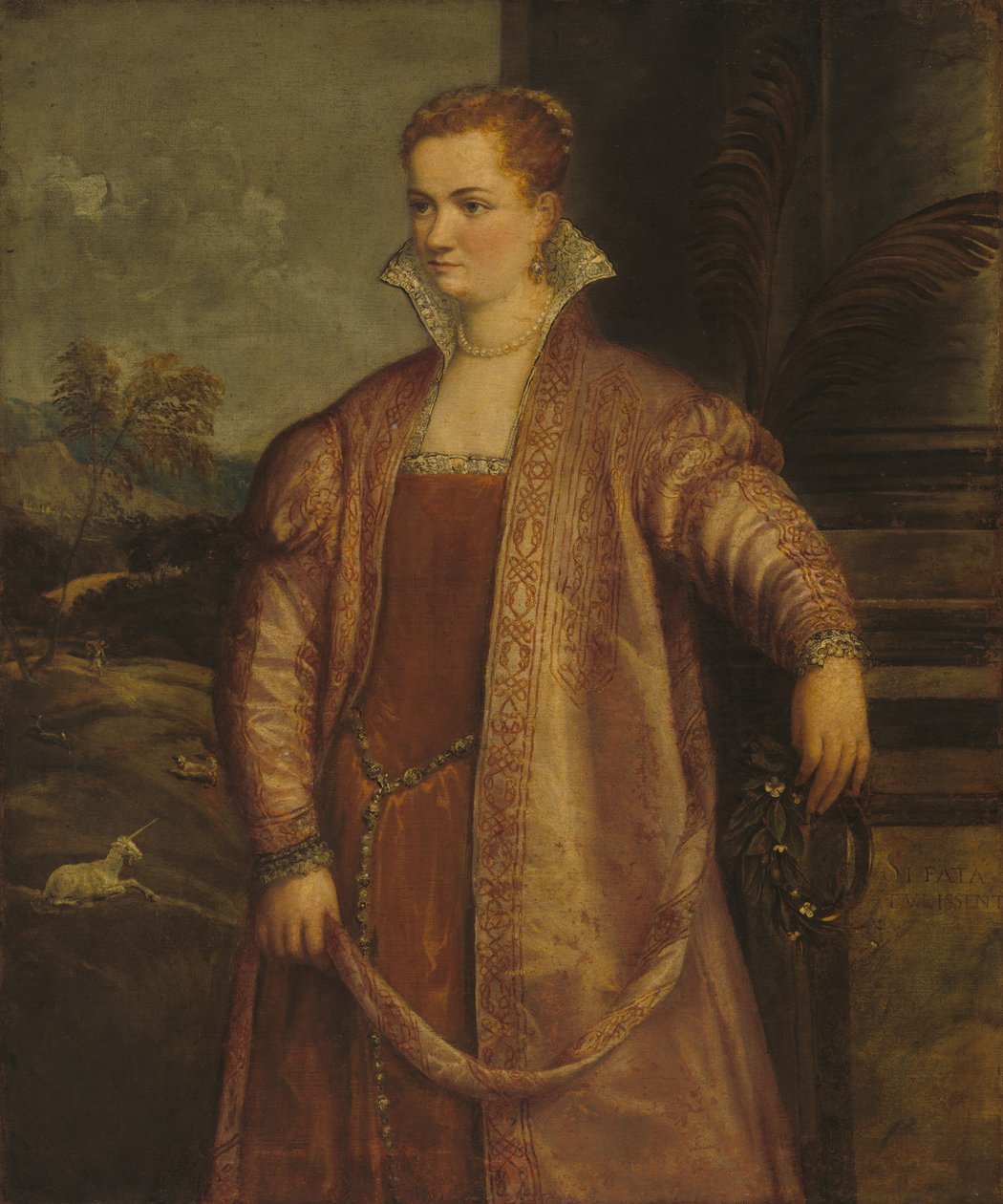 Spilimbergói Irén alkotó: possibly begun by Gian Paolo Pace Assistant of Titian