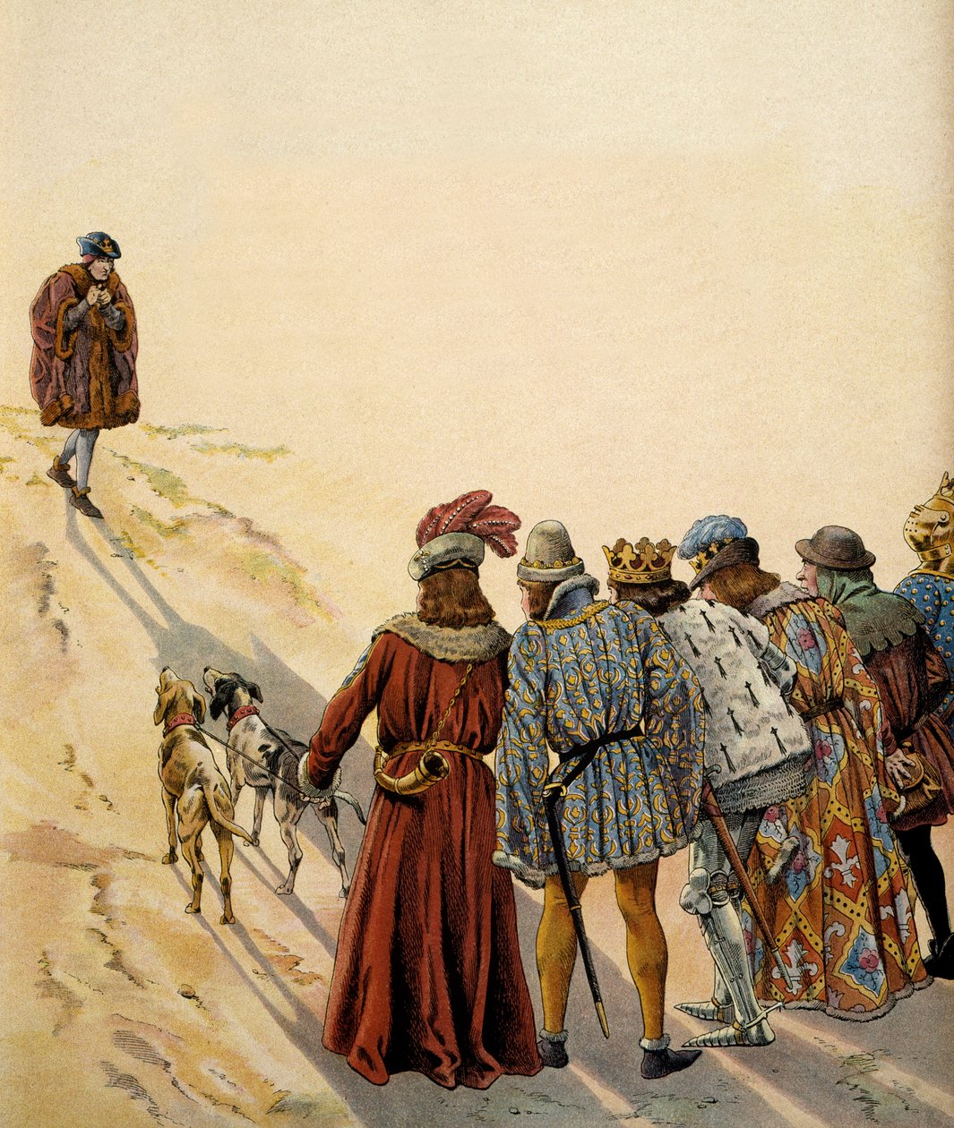 Franciaország története a középkorban (középkor): Charolais grófja (majd Temeraire Károly (1433-1477), II. Francois, Bretagne hercege (1433-1488), Franciaország Károly, Berry hercege és a király testvére (1446-1472), II. János, Bourbon hercege (1426- alkotó: pseudonym for Onfray de Breville Jacques Job