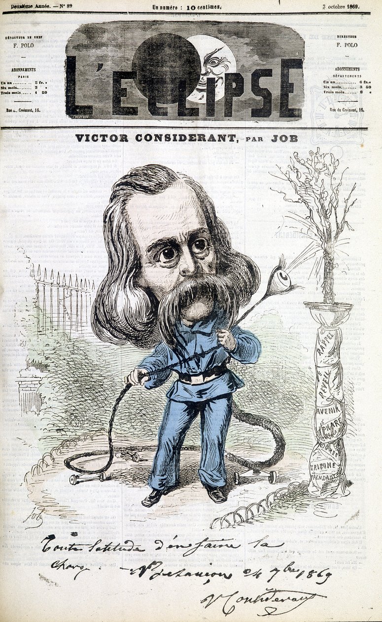 Job humoros rajza Victor Recitalról (1808-1893). A „” L