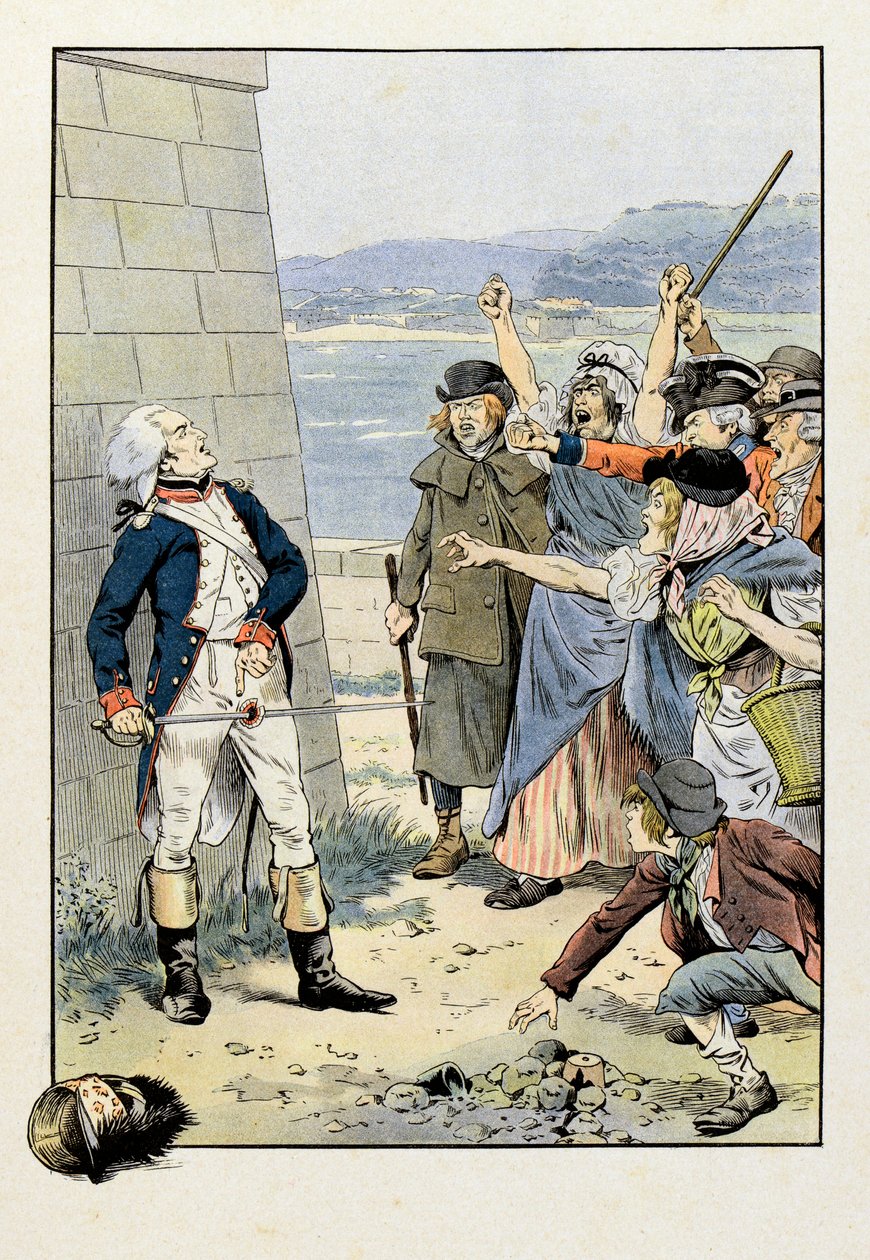 A plymouthi fogságban Theophile Malo Corret de La Tour (vagy Latour) d