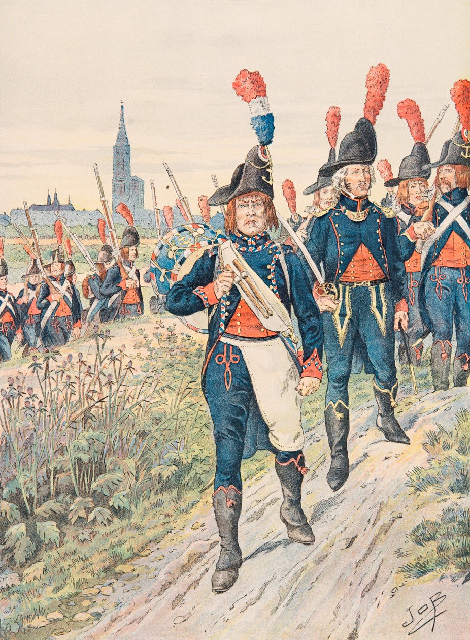 Jacques Marie Gaston Onfroy de Breville dit JOB (1858-1931) - Francia csapatok mindenkor: Strasbourg Pontonniers (1793), Magángyűjtemény alkotó: pseudonym for Onfray de Breville Jacques Job