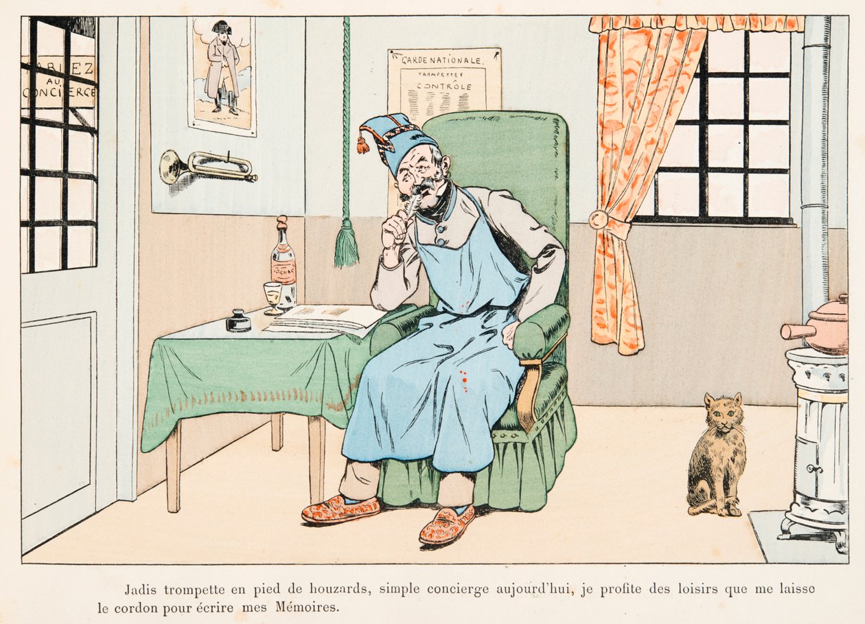 Jacques Marie Gaston Onfroy de Breville állásában (1858-1931) – Félegyensúly írási emlékek, magángyűjtemény alkotó: pseudonym for Onfray de Breville Jacques Job