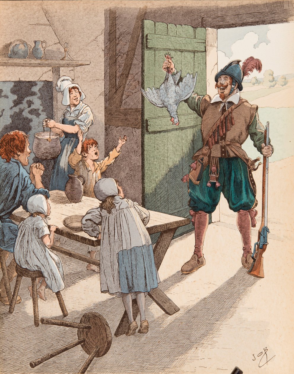 Jacques Marie Gaston Onfroy de Breville dit JOB (1858-1931) - A bili IV. Henri (1553-1610) idejében, Magángyűjtemény alkotó: pseudonym for Onfray de Breville Jacques Job