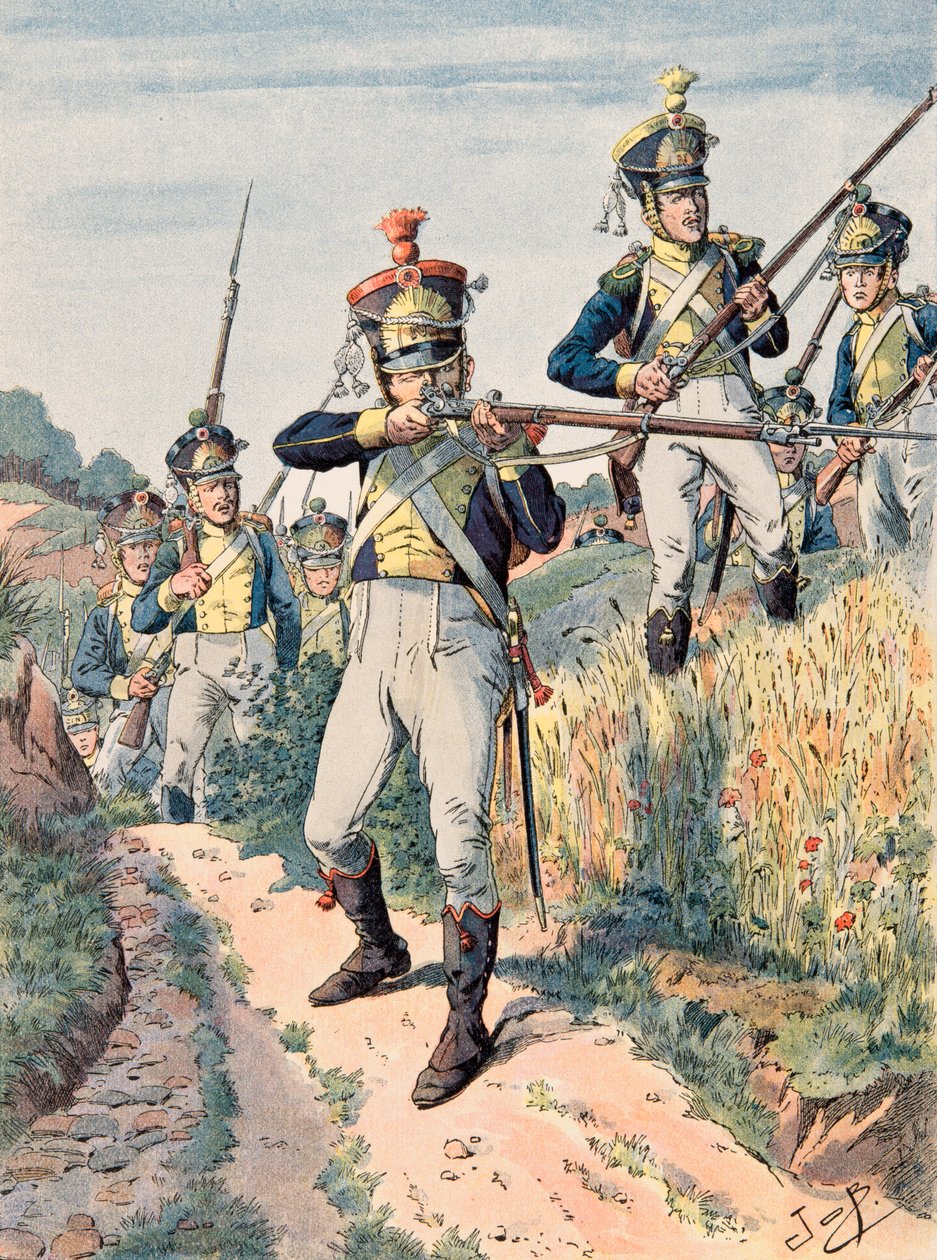 Jacques Marie Gaston Onfroy de Breville dit JOB (1858-1931) - A francia csapatok mindenkori felszerelése: Légió de la Vistula, gyalogság (1808-1814), Magángyűjtemény alkotó: pseudonym for Onfray de Breville Jacques Job