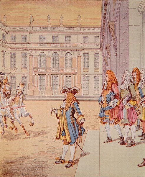 XIV. Lajos a versailles-i udvarban kimondja ünnepelt „J