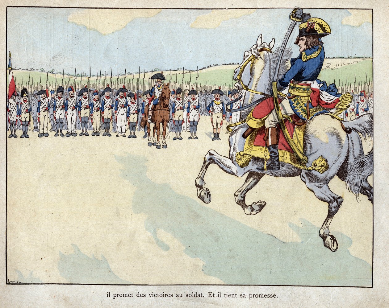 Napóleont kinevezik az olaszországi francia hadsereg parancsnokává - 1796 - Napóleont kinevezik az olaszországi francia hadsereg parancsnokává, február 23. alkotó: pseudonym for Onfray de Breville Jacques Job