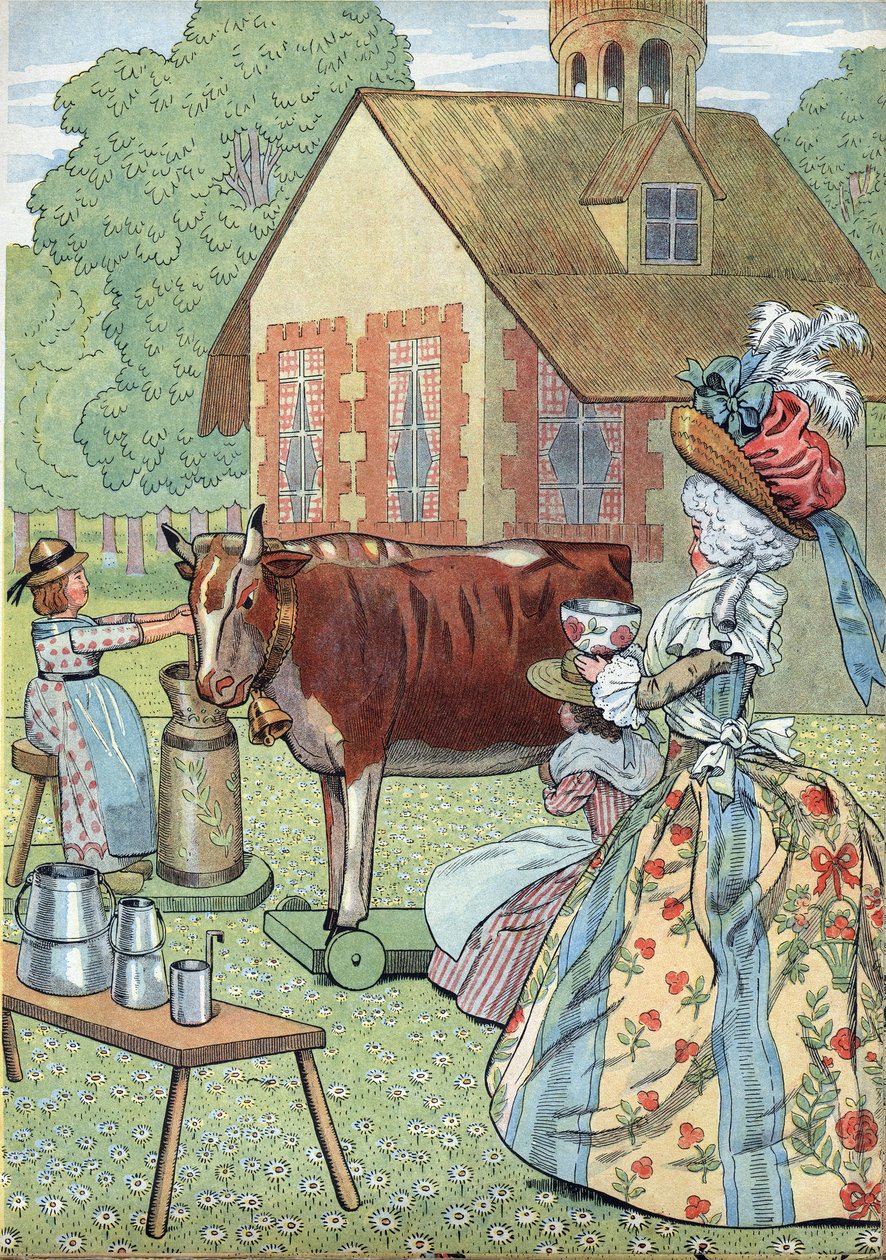 Franciaország történetének jelenete a játékokban: Marie Antoinette kis Trianonja (Marie-Antoinette alkotó: pseudonym for Onfray de Breville Jacques Job