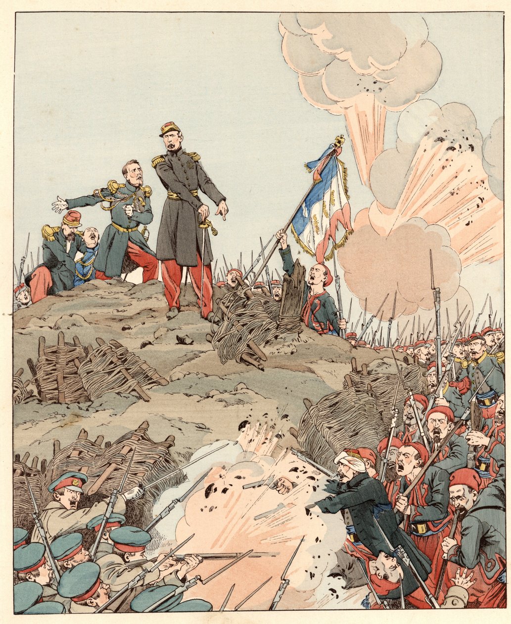 Sebastopol székhelye a krími háború alatt, Patrice de Mac-Mahon tábornok (Mac Mahon) (1808-1893) „J