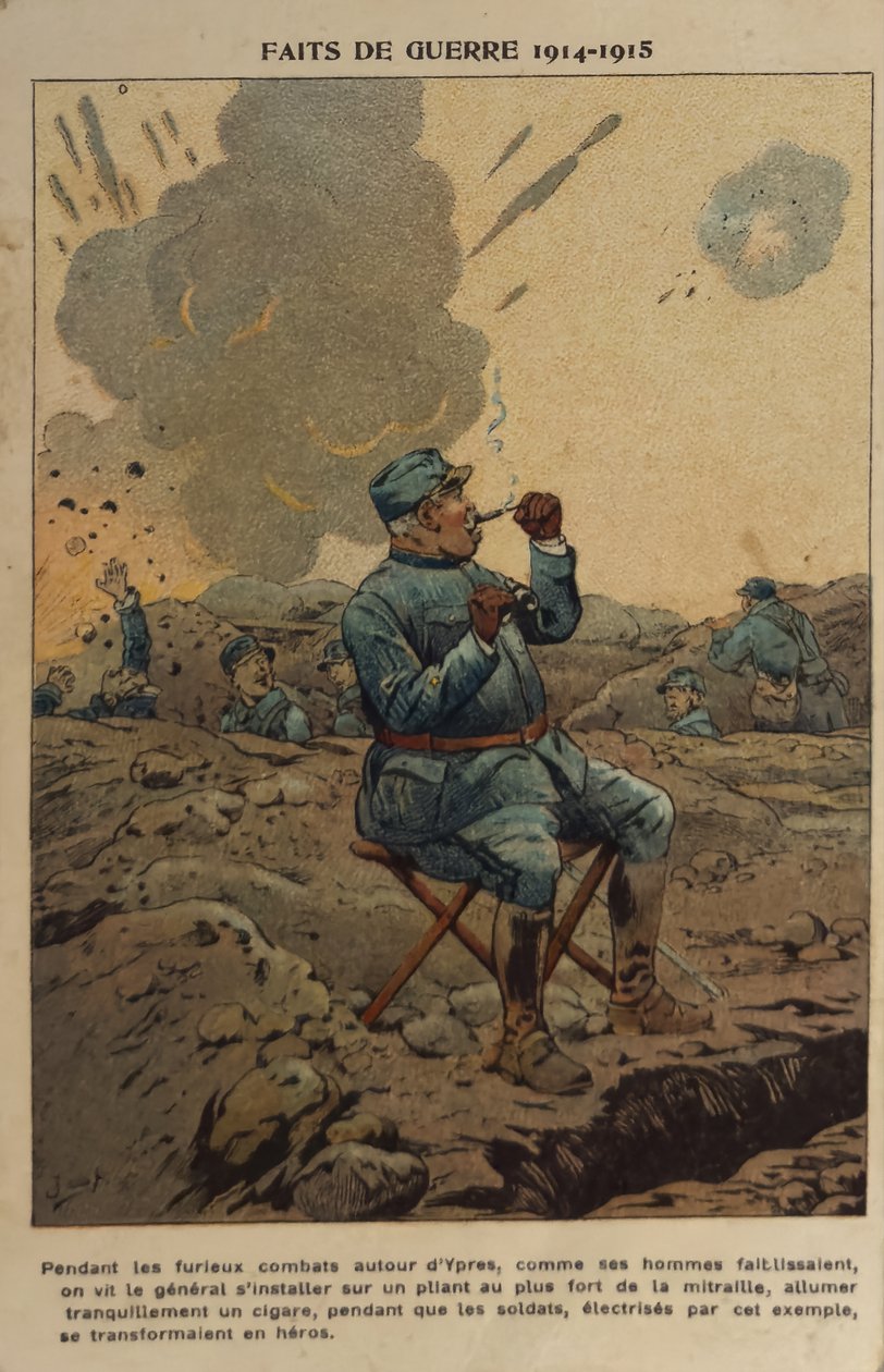 1. világháború: A tábornok mappája (illusztráció) alkotó: pseudonym for Onfray de Breville Jacques Job