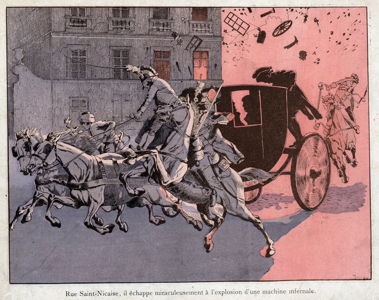 A rue Saint Nicaise támadása alkotó: pseudonym for Onfray de Breville Job