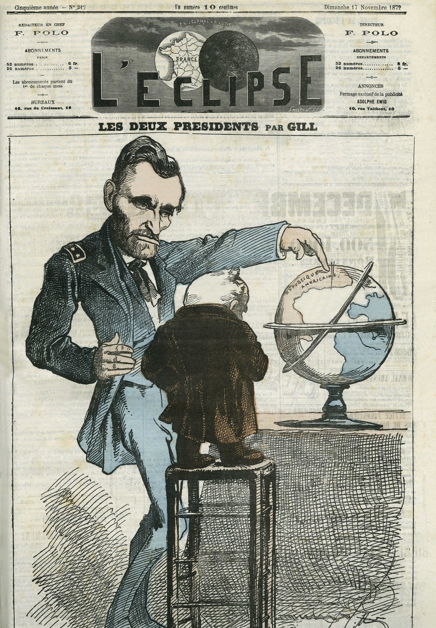 A két elnök, Ulysses Simpson Grant alkotó: pseudonym for Onfray de Breville Job