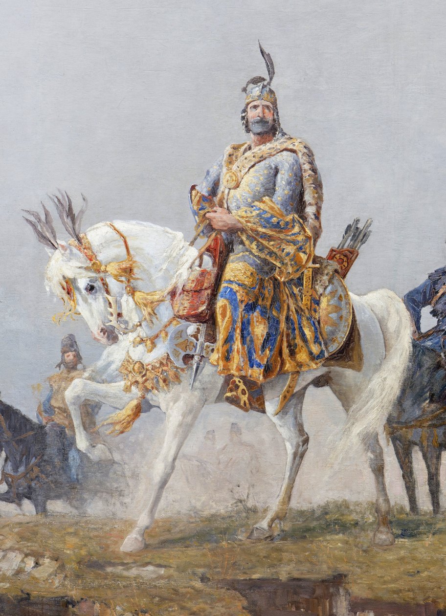 A magyarok bejövetele (Feszty-körkép) alkotó: Arpad Feszty