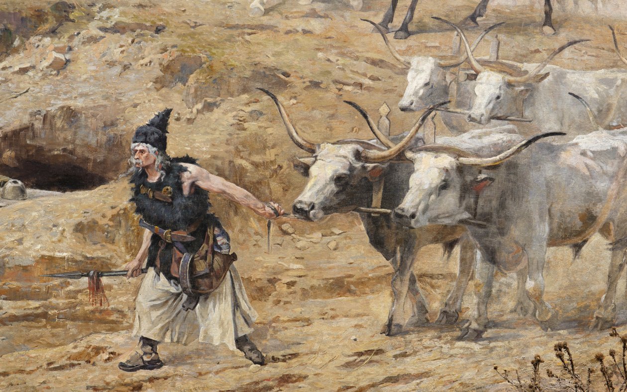 A magyarok érkezése (Feszty Panoráma), részlet alkotó: Arpad Feszty