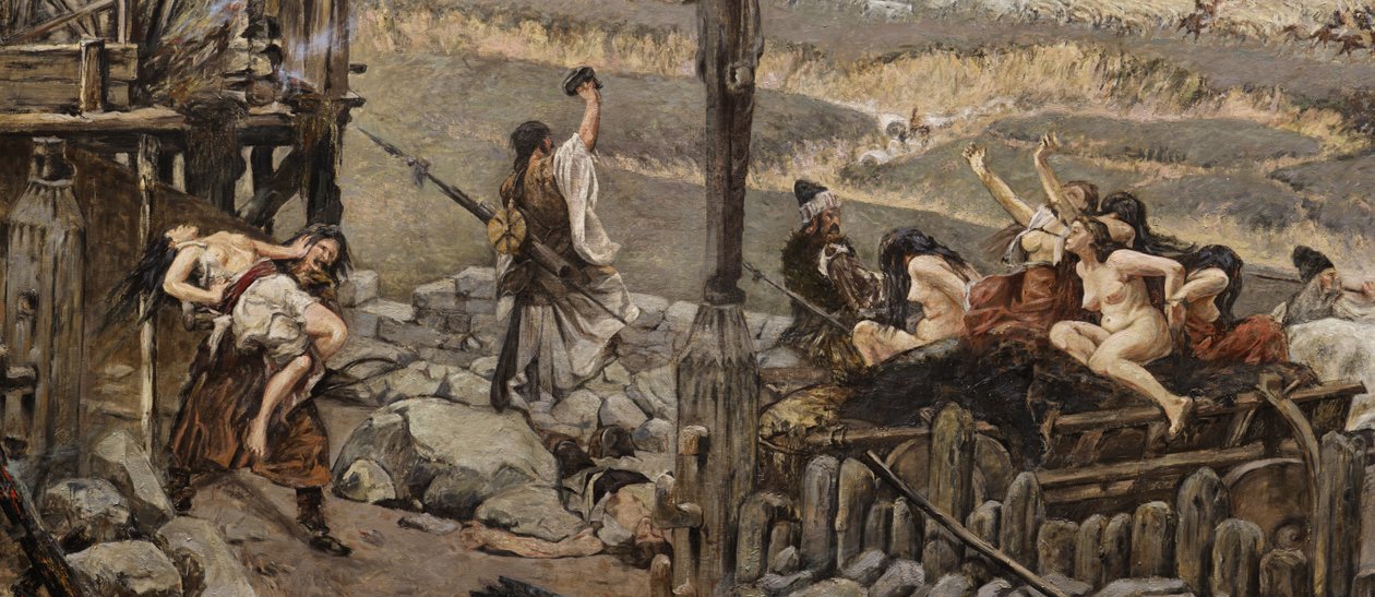 Lanyrablas alkotó: Arpad Feszty