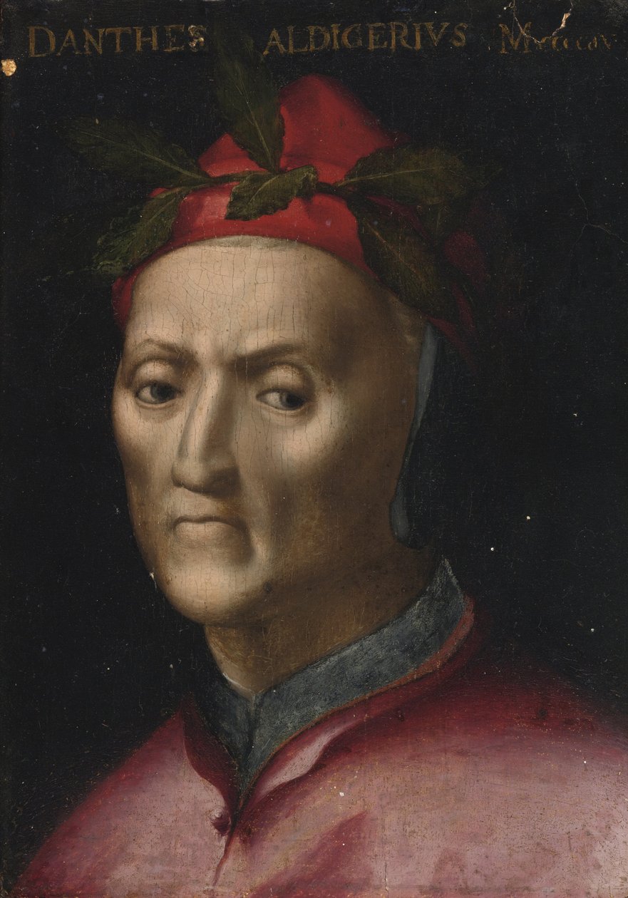 Dante Alighieri portréja 1265-1321 alkotó: second half 16th cen. Italian