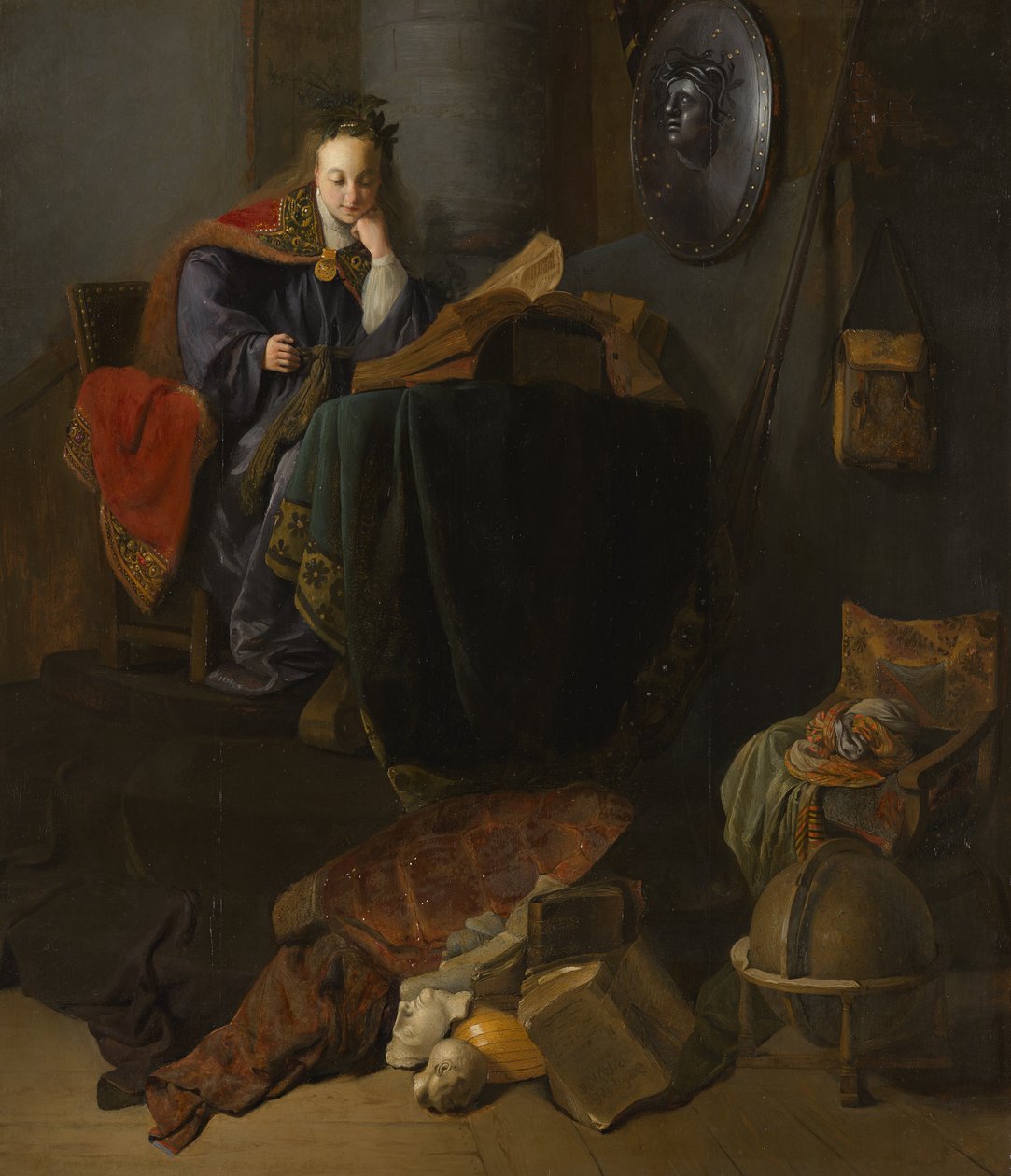 Minerva, 1630 alkotó: studio of Rembrandt Harmensz. van Rijn