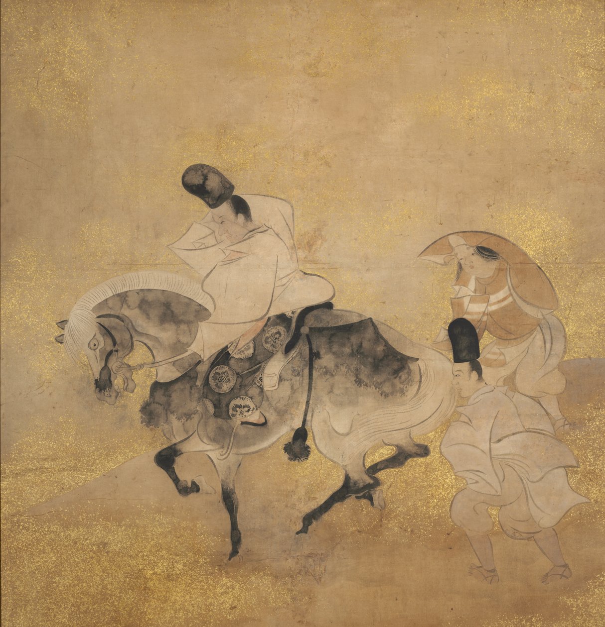Átkelés Sanonál alkotó: studio of Tawaraya Sōtatsu