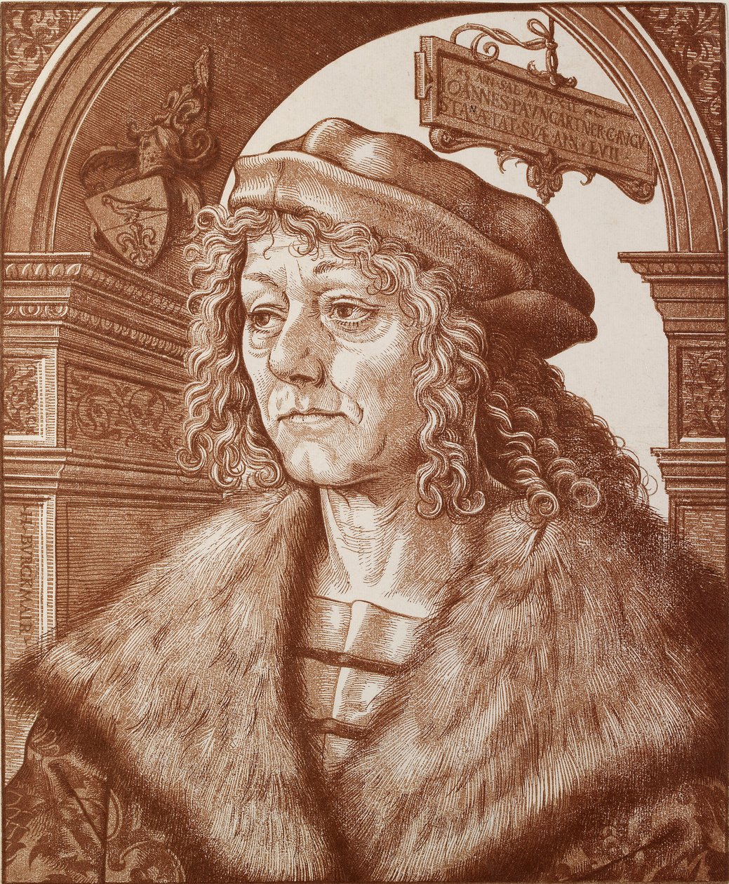 Johannes Paumgartner portréja, 1512 alkotó: the Elder Hans Burgkmair