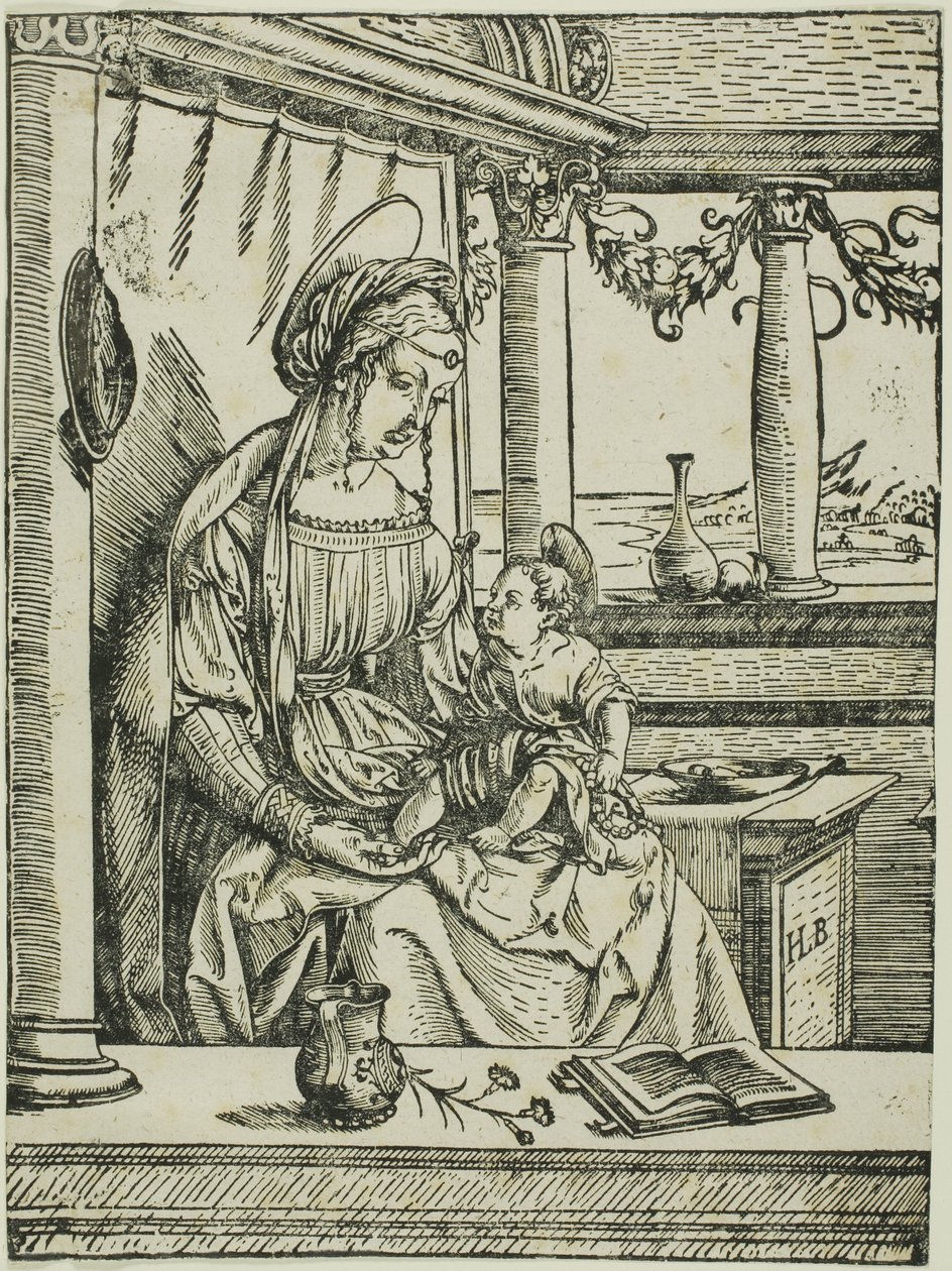 A Szűzanya és gyermeke alkotó: the Elder Hans Burgkmair