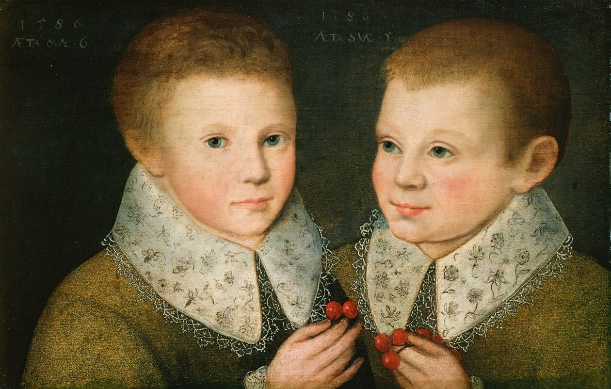 Két testvér portréja, 1586. alkotó: the Younger Marcus Gheeraerts
