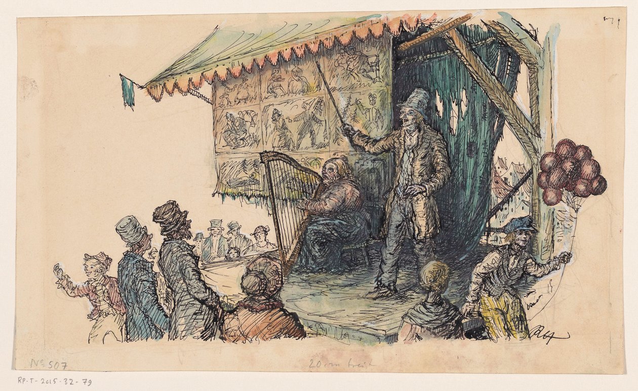 karneválénekes alkotó: unknown (signed by artist)
