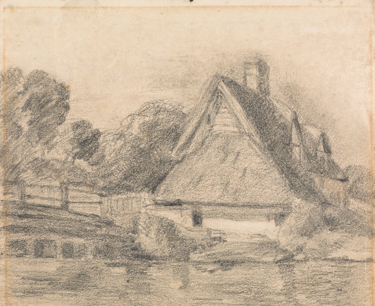 Flatford Cottage alkotó: unknown artist
formerly John Constable