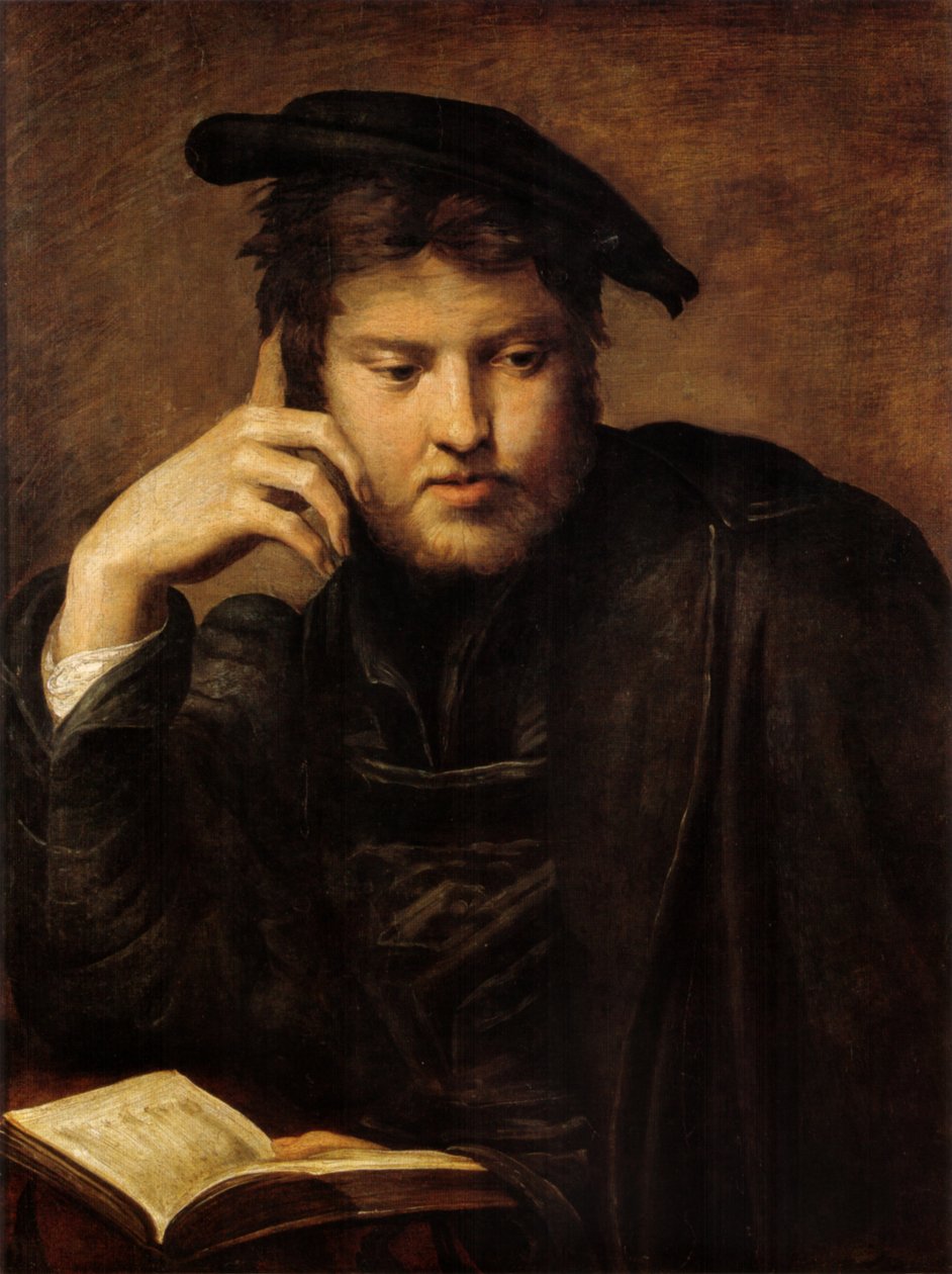 FÉRFI A KÖNYVVEL alkotó: Parmigianino