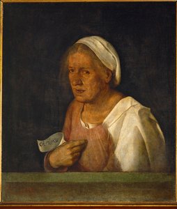 The old woman (festmény vászonra)