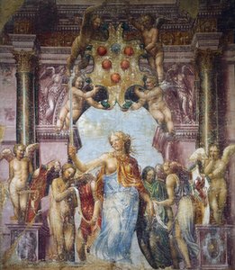 Az igazságszolgáltatás allegóriája, Daniele Ricciarelli, ismertebb nevén Daniele da Volterra vagy il Braghettone (1509-1566) festménye. alkotó: (1509-66) Daniele da Volterra