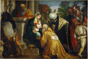 Adoration of the three Magi ... (festmény vászonra)