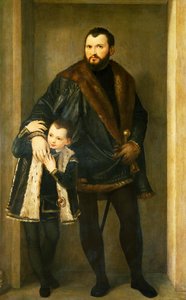 Giuseppe Da Porto fiával, Adrianóval – Paolo Caliari, Veronese (1528-1588), olaj, vászon
