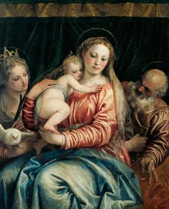 Madonna és gyermeke, Szent Péter és Szent Ágnes