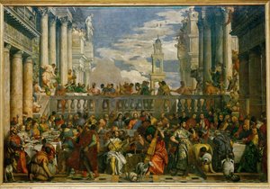 Die Hochzeit zu Kana von (1528-88) Veronese